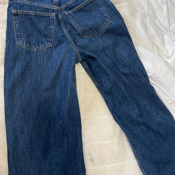 Abercrombie High Rise Wide Leg Jean (Size 24, short length) - Picture 4 of 5